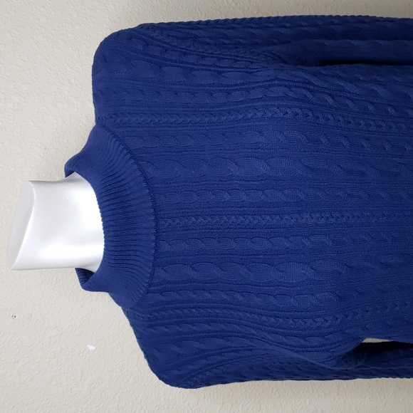 Lands' End Sweaters Lands End Womens Oversized Cable Chunky Knit